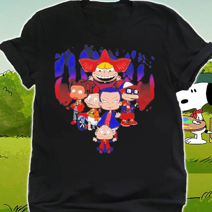 Stranger Things X Rugrats Fan Made Lovers T-Shirt t-shirt shirt