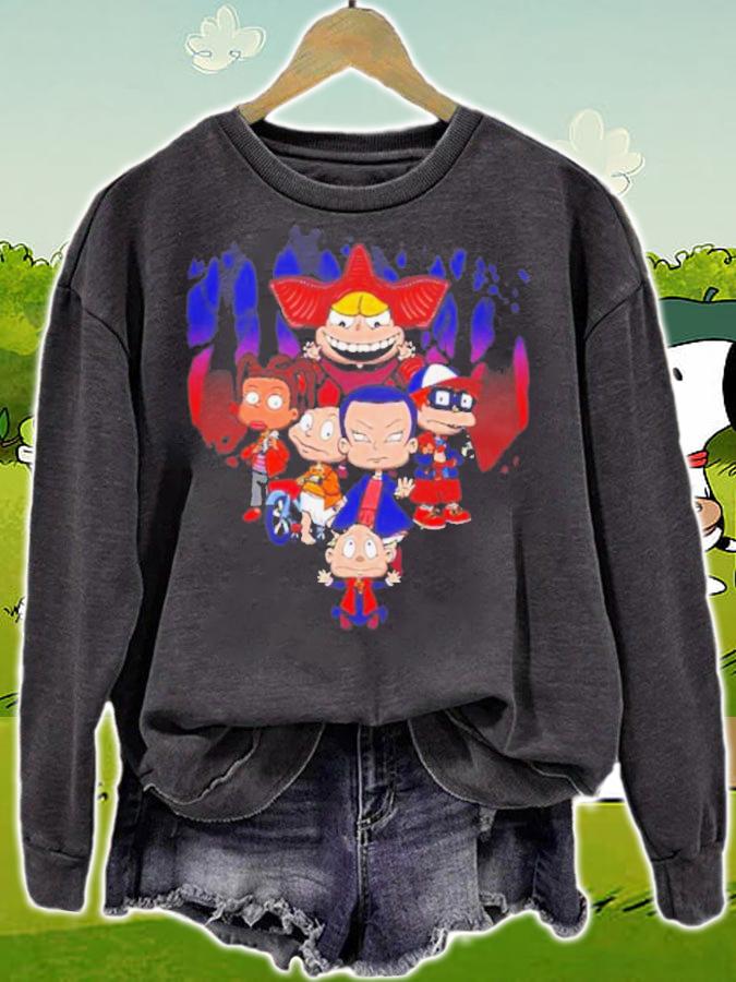 Stranger Things X Rugrats Fan Made Lovers T-Shirt t-shirt sweatshirt