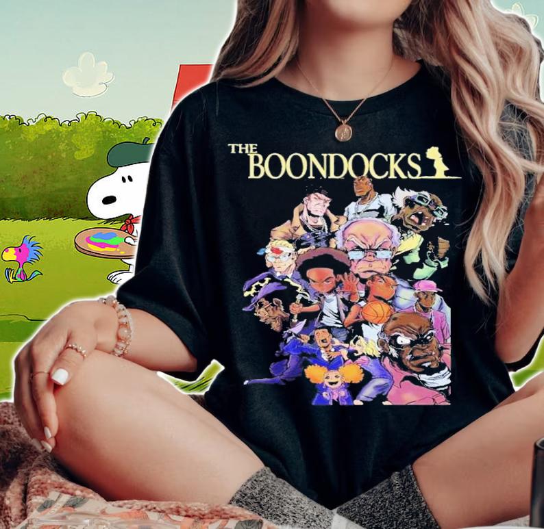 Summary Characters The Boondocks Cartoon T-Shirt t-shirt woman shirt