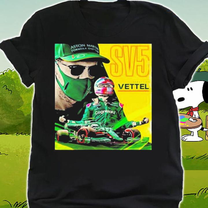Sv5 Aston Martin Sebastian Vettel Car Racing Nascar F1 T-Shirt t-shirt shirt