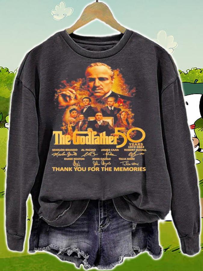 The GodFather 50 years 1972 2022 thank you for the memories signatures shirt t-shirt sweatshirt