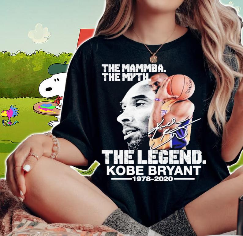 The Mamba The Myth The Legend Kobe Bryant 1978-2020 Signatures Shirt t-shirt woman shirt