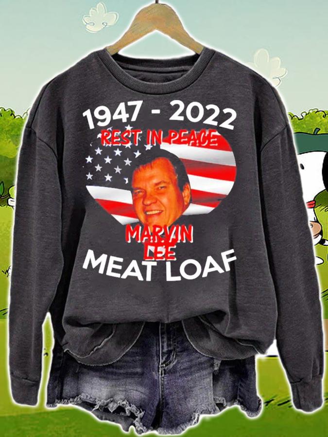 1947-2022 Meatloaf Rest In Peace Michael Marvin Lee Shirt t-shirt sweatshirt