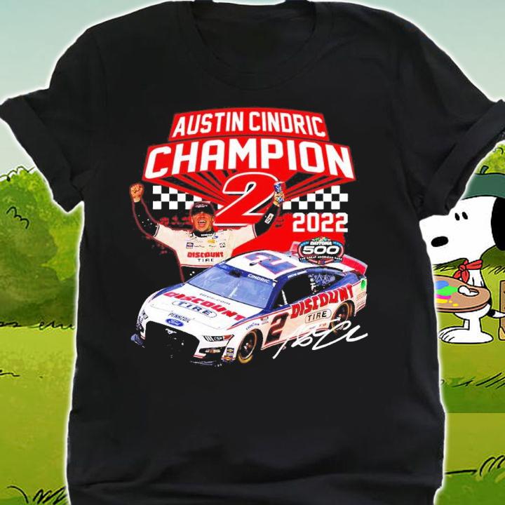 2022 Austin Cindric Daytona 500 The Great American Race Shirt t-shirt shirt