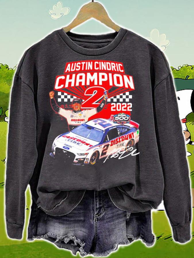 2022 Austin Cindric Daytona 500 The Great American Race Shirt t-shirt sweatshirt