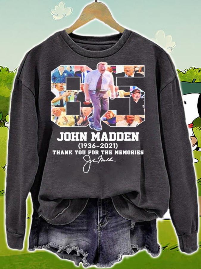 85 John Madden 1936-2021 signature shirt t-shirt sweatshirt