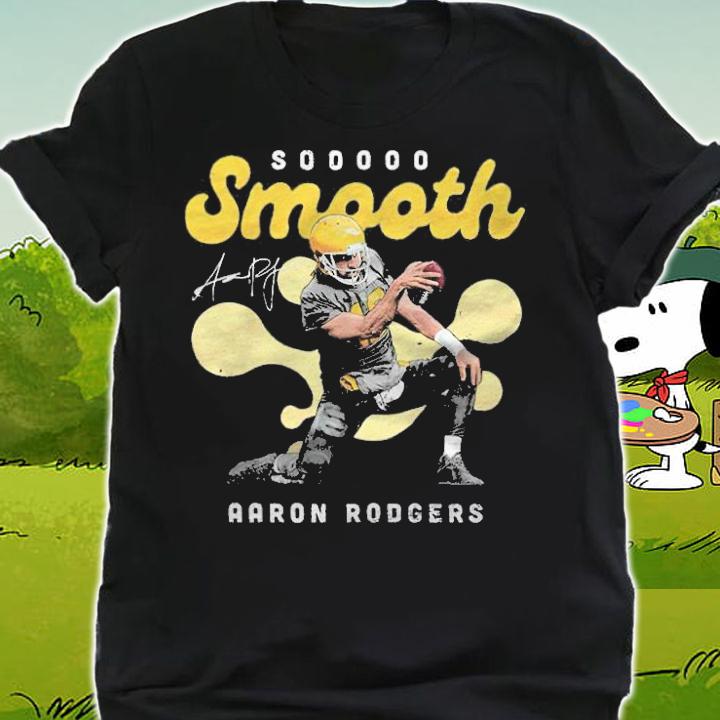 Aaron Rodgers Smooth Green Bay Football Signature Shirt t-shirt shirt