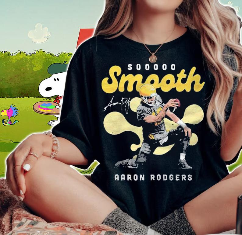 Aaron Rodgers Smooth Green Bay Football Signature Shirt t-shirt woman shirt