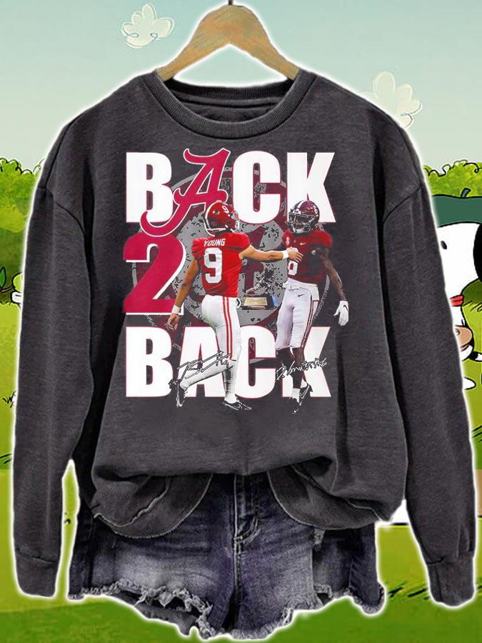 Alabama Crimson Tide Back 2 back signatures Shirt t-shirt sweatshirt