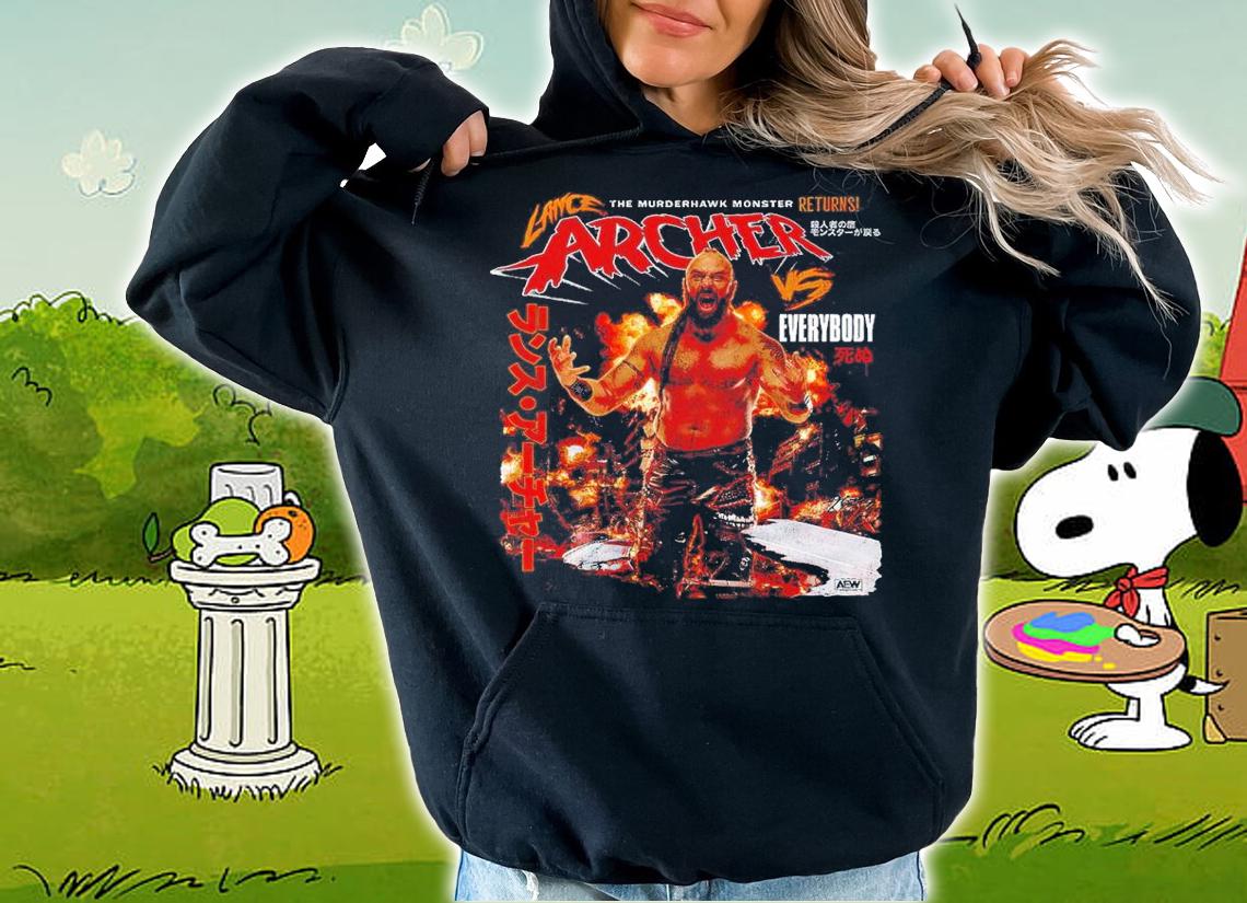 All Elite Wrestling Lance Archer Lance Archer Vs Everybody Shirt t-shirt hoodie