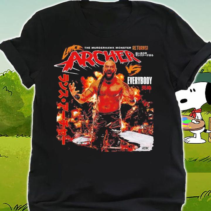 All Elite Wrestling Lance Archer Lance Archer Vs Everybody Shirt t-shirt shirt