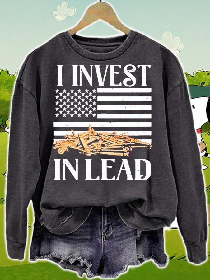 American Flag I Invest In Lead T-Shirt t-shirt sweatshirt