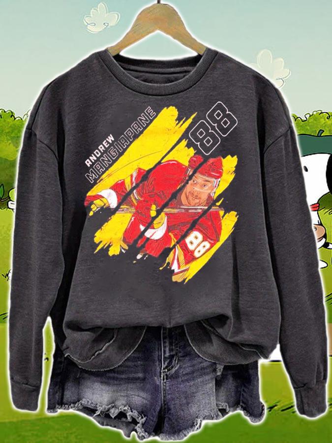 Andrew Mangiapane Calgary Stripes Calgary Hockey Shirt t-shirt sweatshirt