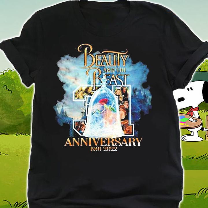 Beauty And The Beast 31 Anniversary 1991 2022 T-Shirt t-shirt shirt