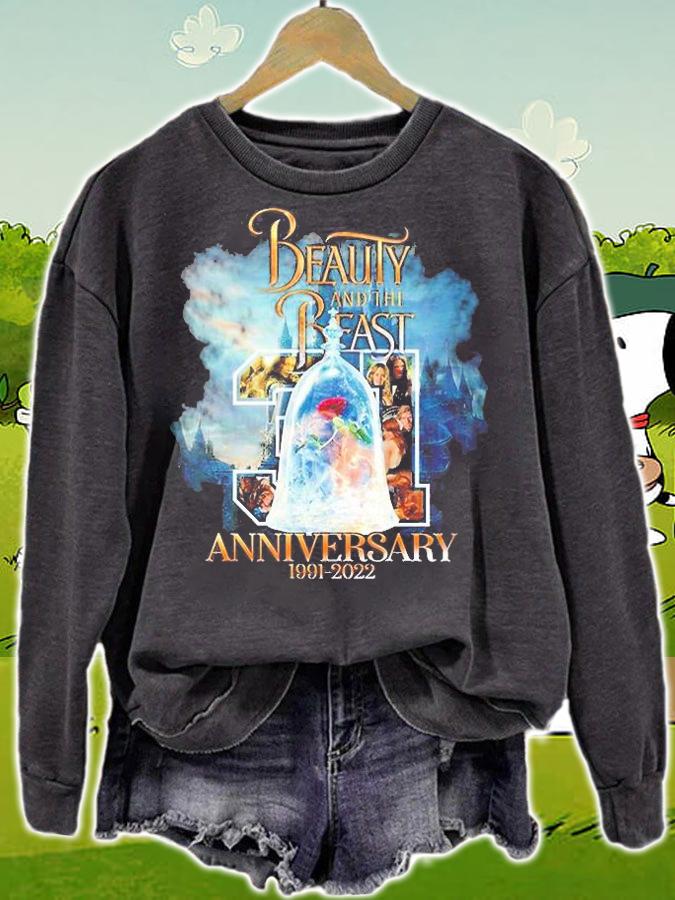Beauty And The Beast 31 Anniversary 1991 2022 T-Shirt t-shirt sweatshirt