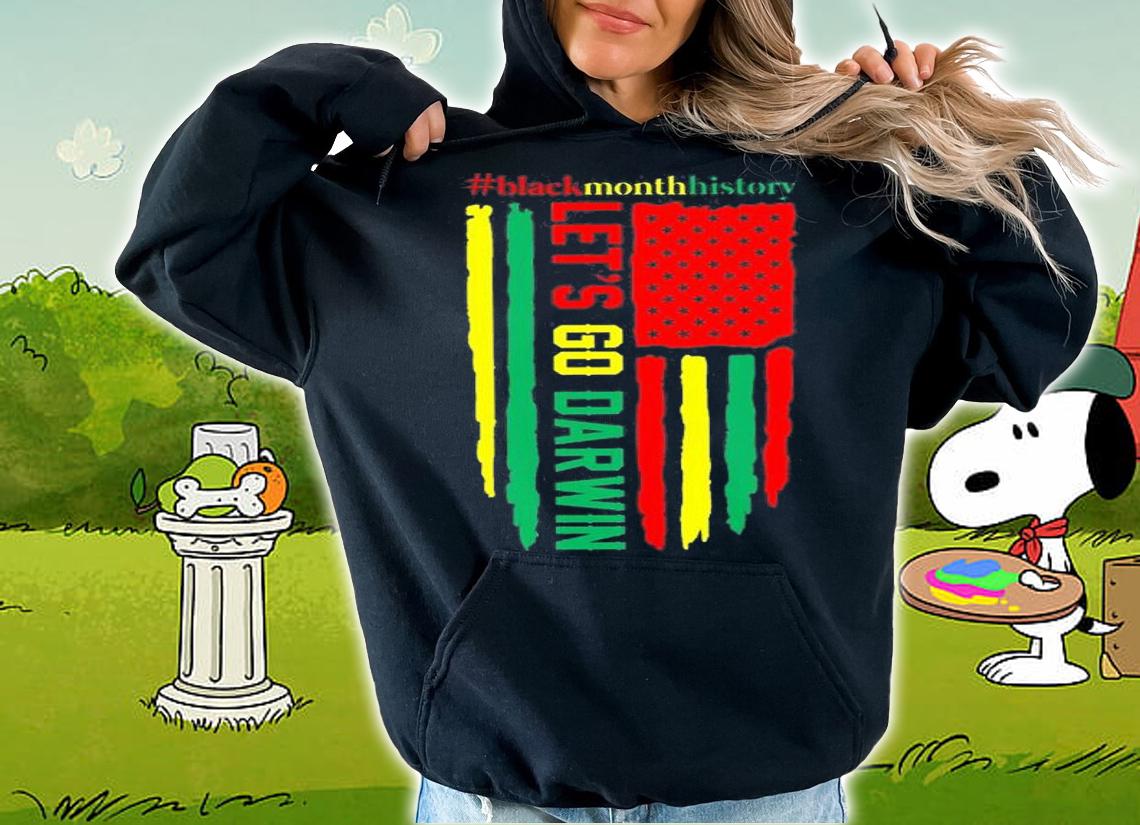 Blackmonthhistory Let's Go Darwin US Flag Vintage Joe Biden t-shirt hoodie
