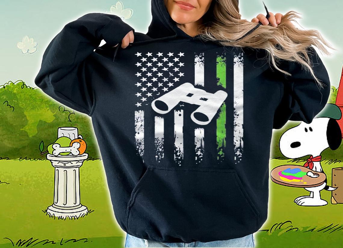 Border Patrol Us Flag  Thin Green Line Border Patrol Shirt t-shirt hoodie