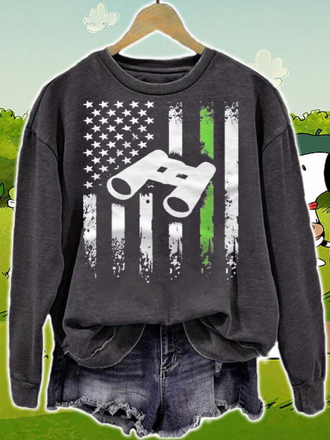 Border Patrol Us Flag  Thin Green Line Border Patrol Shirt t-shirt sweatshirt