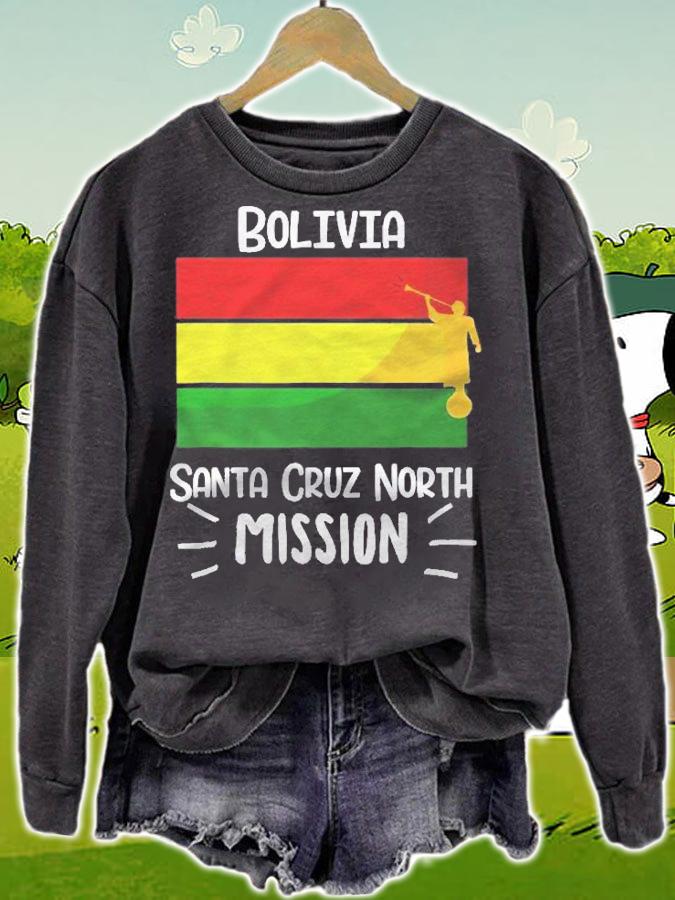 Bolivia Santa Cruz North Mormon Lds Mission Missionary Gift shirt t-shirt sweatshirt