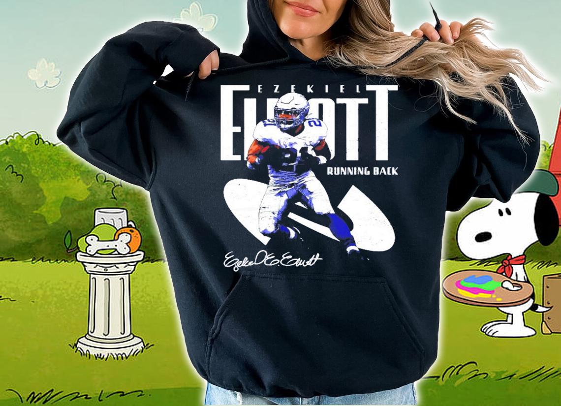 Ezekiel Elliott Dallas Football Running Back signature shirt t-shirt hoodie