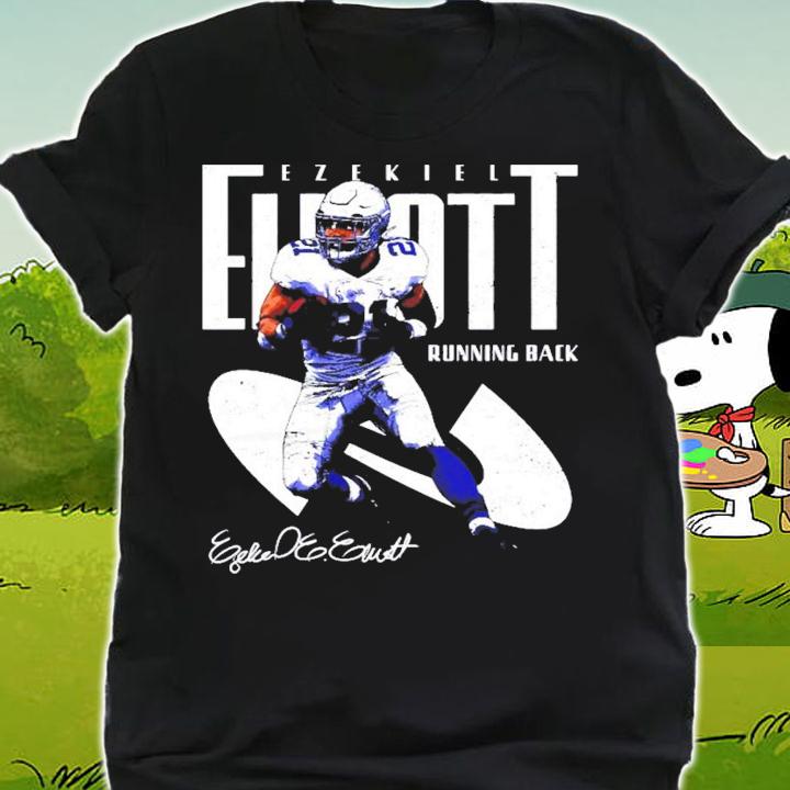 Ezekiel Elliott Dallas Football Running Back signature shirt t-shirt shirt