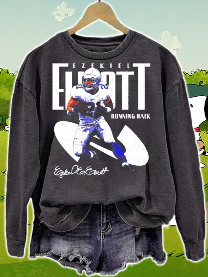 Ezekiel Elliott Dallas Football Running Back signature shirt t-shirt sweatshirt
