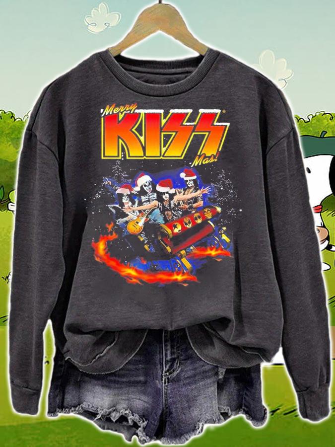 Merry Kissmas Christmas shirt t-shirt sweatshirt