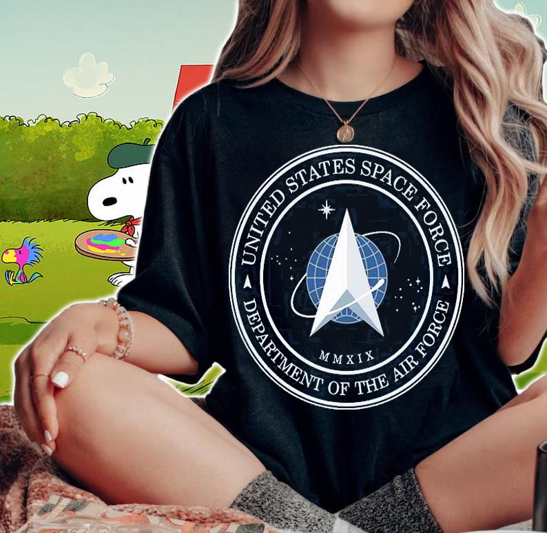 New United States Space Force Logo 2020 T-Shirt t-shirt woman shirt