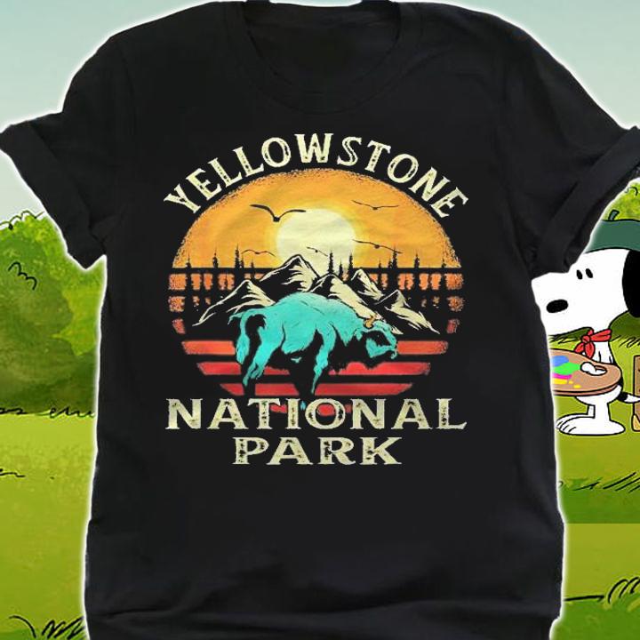 Retro Yellowstone National Park Design Vintage Shirt t-shirt shirt