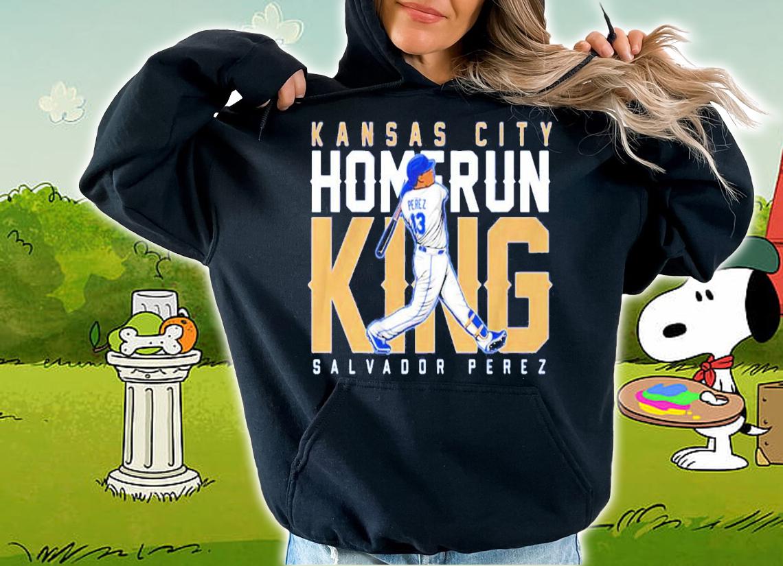 Salvador Perez Kansas City Home Run King shirt t-shirt hoodie