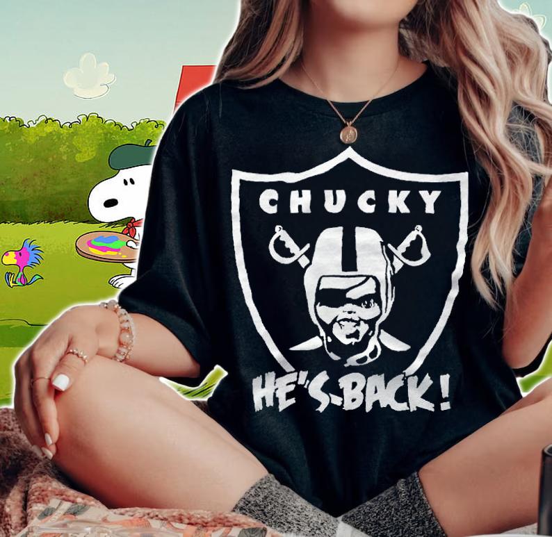 Chucky He's back T-shirt t-shirt woman shirt