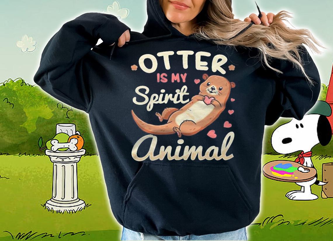 Otter Spirit Animal River Otters T-shirt t-shirt hoodie