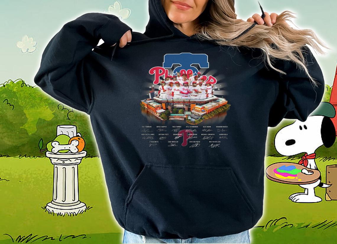Philadelphia Phillies Team Players Signatures t-shirt hoodie
