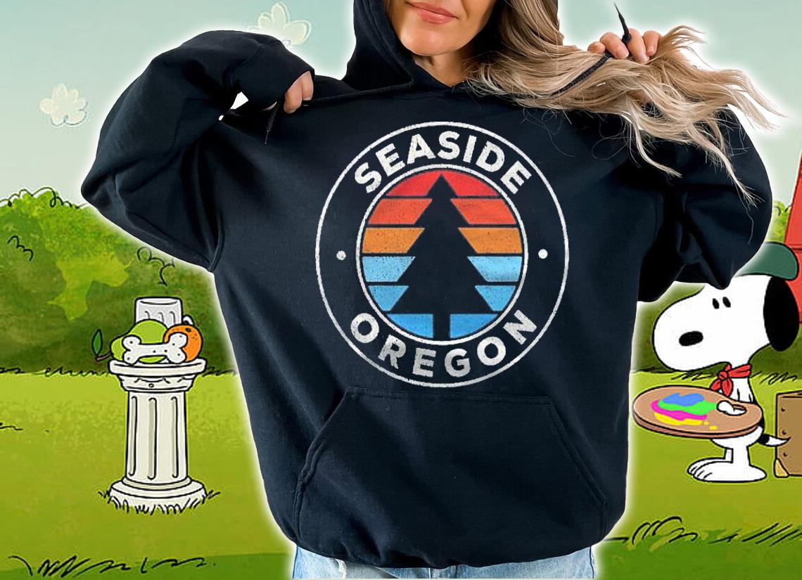 Seaside Oregon Or Vintage Graphic Retro 70S Shirt t-shirt hoodie