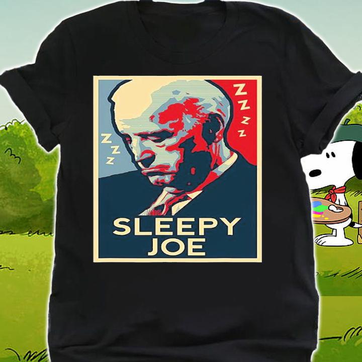 Sleepy Joe Biden Fun Political Speeches, Protests, Campaign Poster Vintage T-Shirt t-shirt shirt