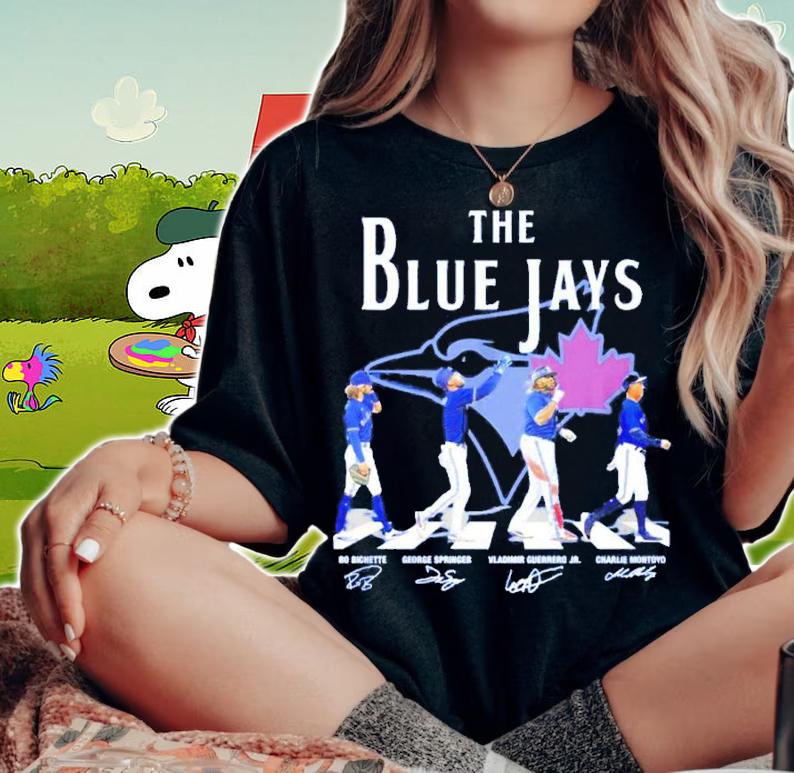 The Blue Jays Abbey Road signatures shirt t-shirt woman shirt