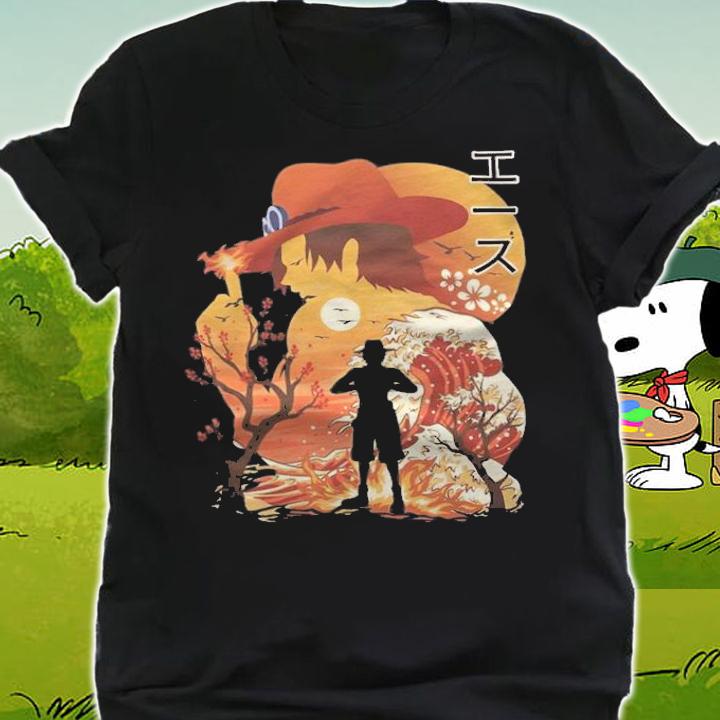 One Piece Portgas D. Ace Japanese style T-shirt t-shirt shirt