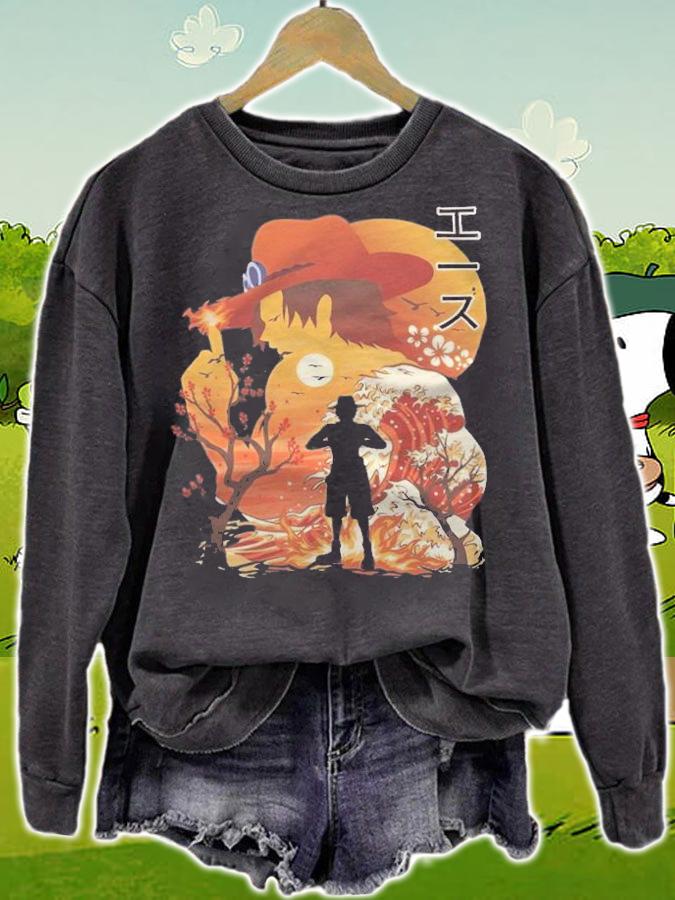 One Piece Portgas D. Ace Japanese style T-shirt t-shirt sweatshirt