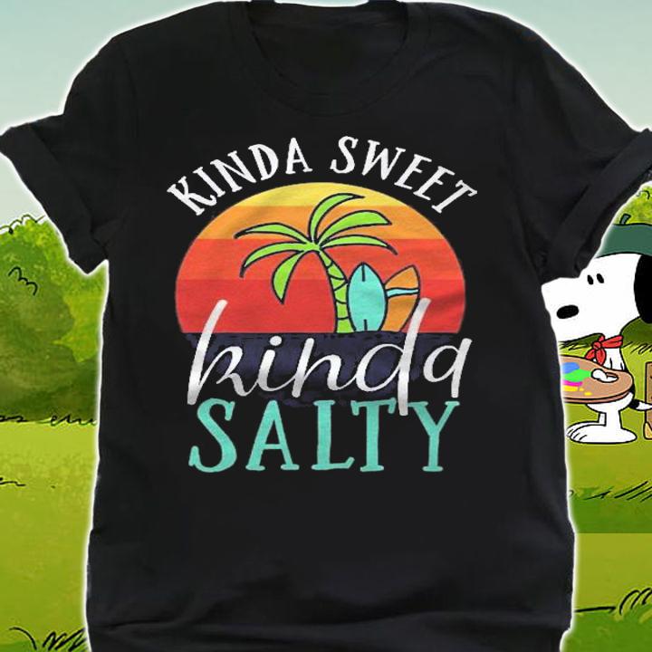 Retro Vintage Kinda Sweet Kinda Salty Beach Ocean Shirt t-shirt shirt