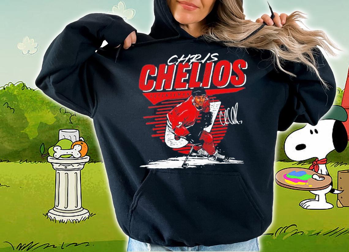 Chris Chelios Chicago Comet Hockey Signatures Shirt t-shirt hoodie