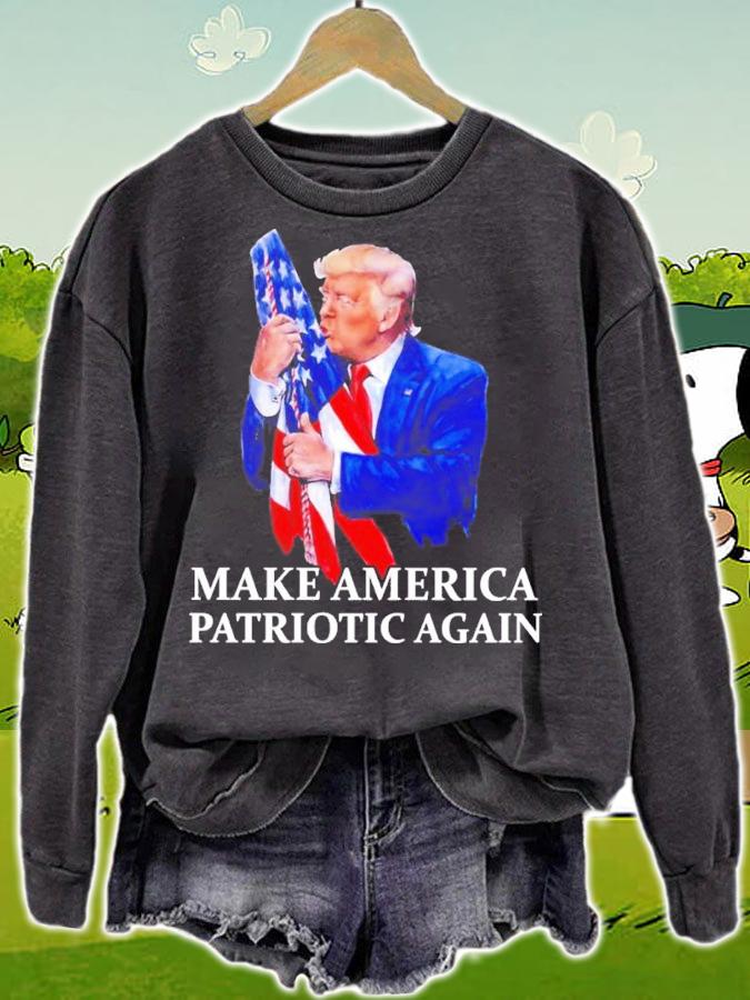 Donald Trump Make America Patriotic Again Shirt t-shirt sweatshirt