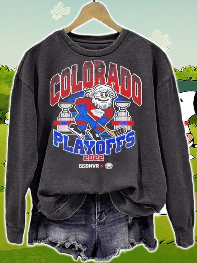 Colorado Playoff Breck Brew Collab Locker X Breckenridge Brewery Colorado Playoffs 2022 Shirt t-shirt sweatshirt