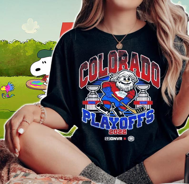 Colorado Playoff Breck Brew Collab Locker X Breckenridge Brewery Colorado Playoffs 2022 Shirt t-shirt woman shirt