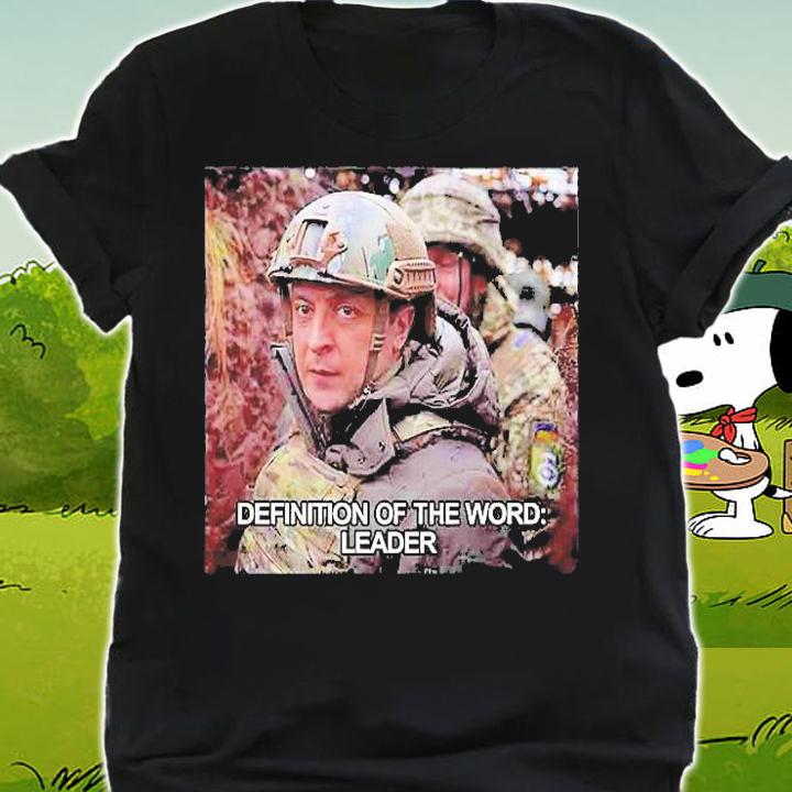 Definition Of The Word Leader I Stand With Ukraina T-Shirt t-shirt shirt