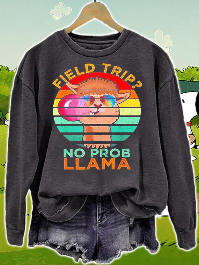 Field Trip No Prob Llama Vintage T-Shirt t-shirt sweatshirt