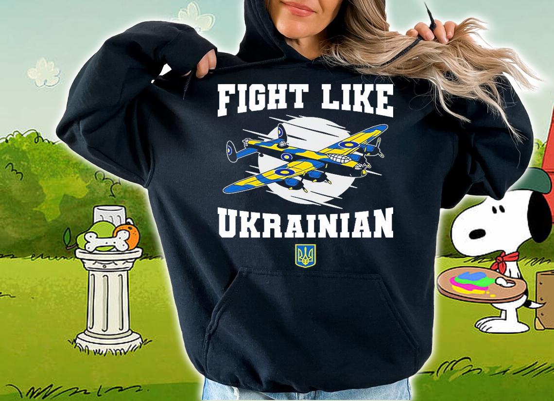 Fight Like Ukrainian I Stand With Ukraine Support T-Shirt t-shirt hoodie