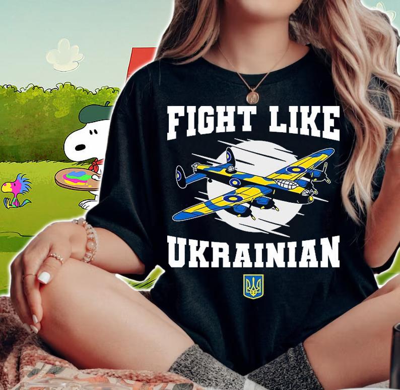 Fight Like Ukrainian I Stand With Ukraine Support T-Shirt t-shirt woman shirt