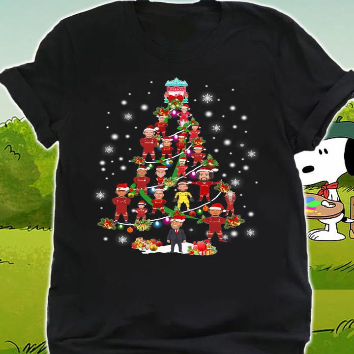 Liverpool FC Happy Christmas Tree Football t-shirt shirt