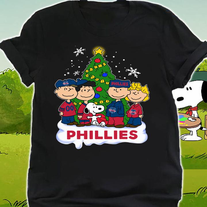 Phillies Peanuts Snoopy Christmas Tree Philadelphia Phillies t-shirt shirt