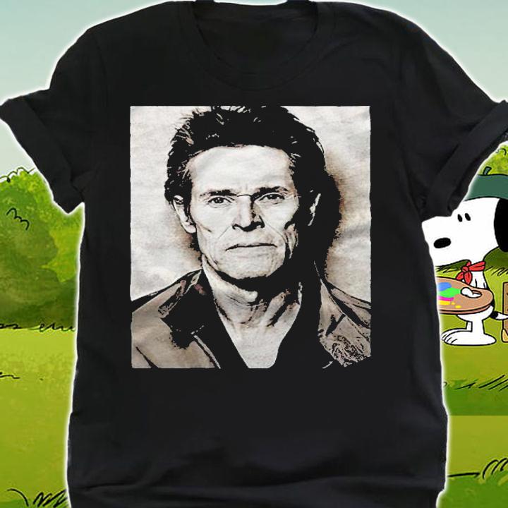Willem Dafoe portrait T-shirt t-shirt shirt